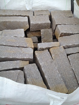 fireplace stone delivered on a pallet